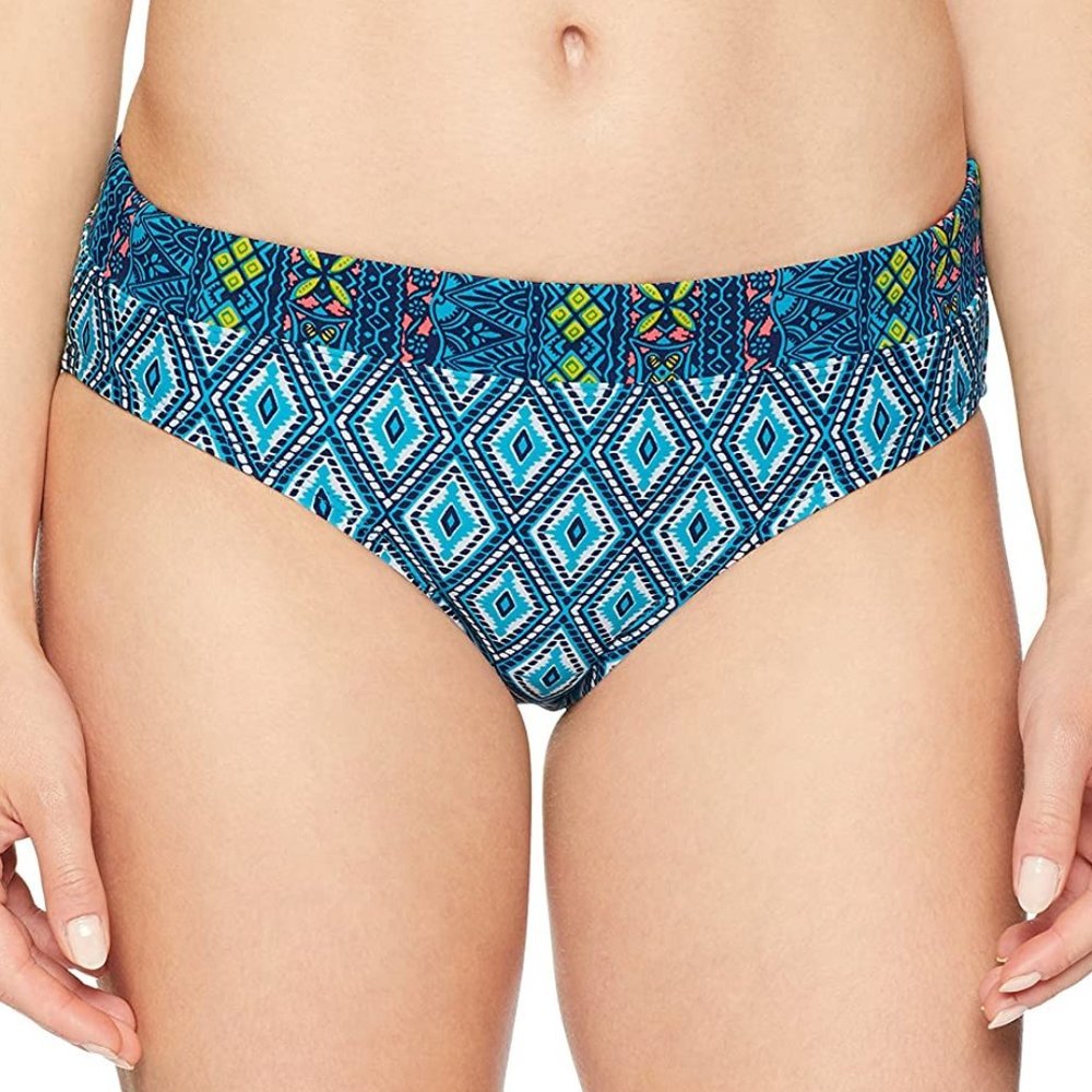 Coastal Blue bikini bottoms S 4-6 Egyptian Night‎ Brief style blue NWOT